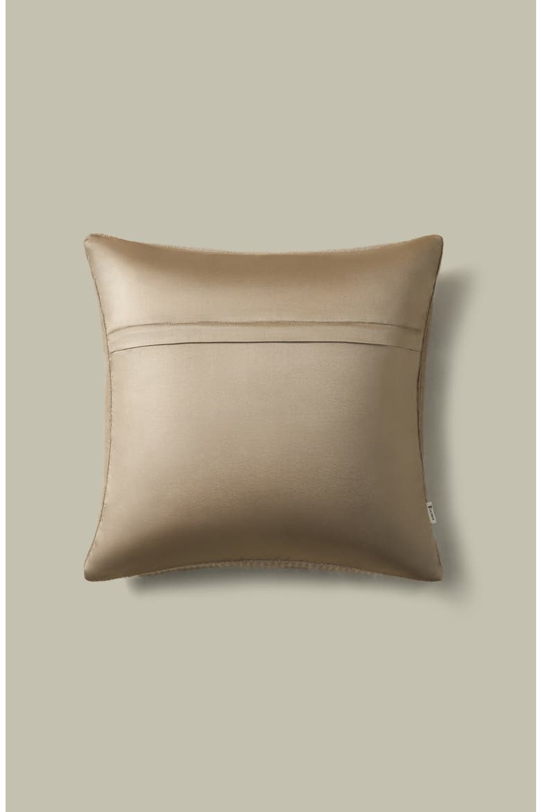 Reversible Cashmere and Silk Pillowcase, Alternate, color, Camel