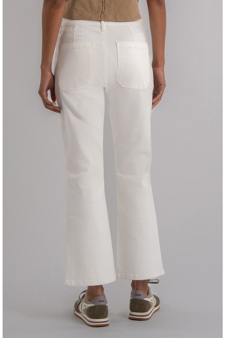 Kelsey High Waist Flare Jeans, Alternate, color, WHITE