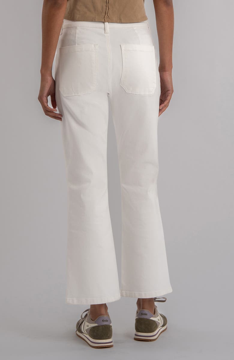 KUT from the Kloth Kelsey High Waist Flare Jeans, Alternate, color, White