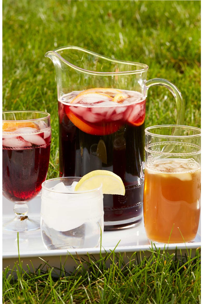 Isabella Set of 4 Acrylic Small Tumblers, Alternate, color, CLEAR