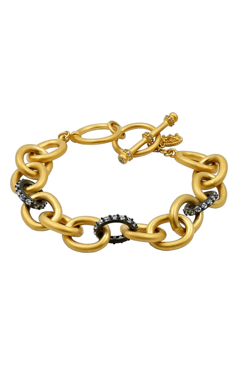 FREIDA ROTHMAN Signature Heavy Link Bracelet, Main, color,