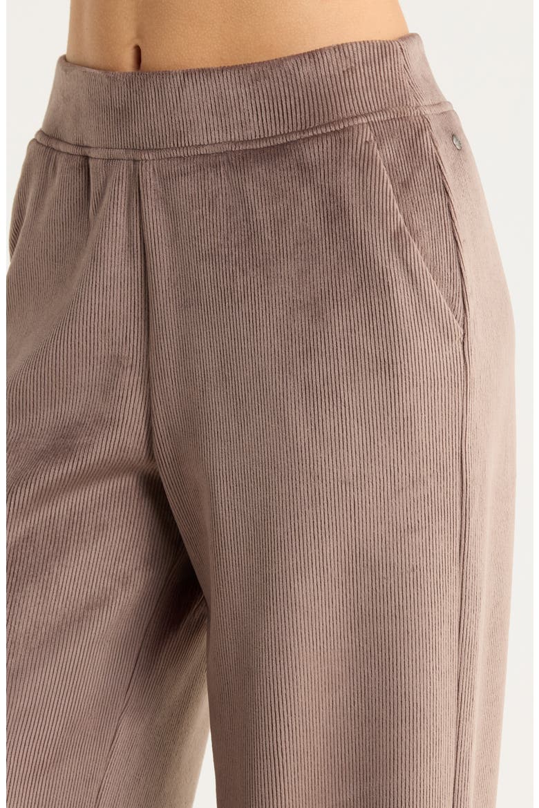 Plush Rib Pants, Alternate, color, BROWN QUARTZ