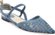 Fendi Colibrì Lite Pointed Toe Mesh Flat