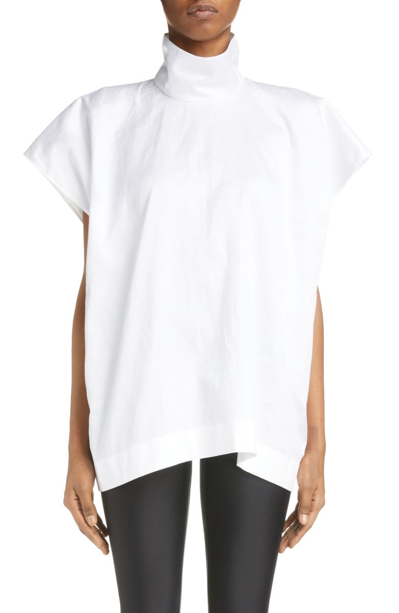 Balenciaga Hotel Logo Cotton Top, Main, color,