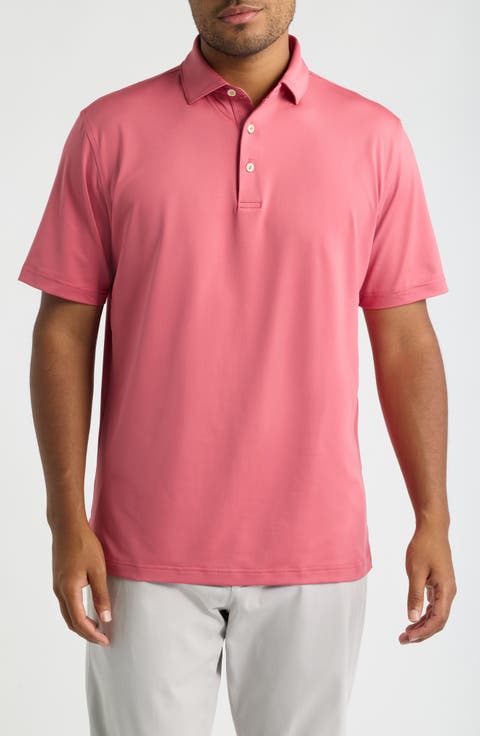 Solid Summer Comfort Performance Jersey Golf Polo