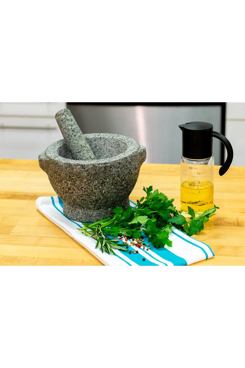 Goliath Granite Mortar And Pestle Set, Alternate, color, Green