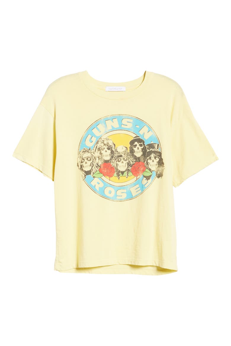 Guns N' Roses Welcome to the Jungle Graphic Tee, Alternate, color, LEMON