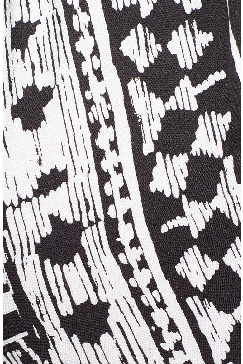 Lush Knit Overalls, Alternate, color, BLACK/ WHITE PRINT