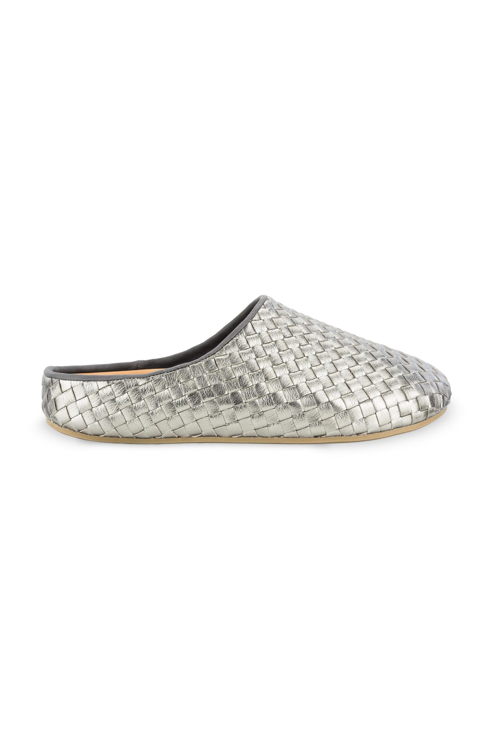 The Sak Bolinas Leather Woven Clog, Alternate, color, Pyrite Woven
