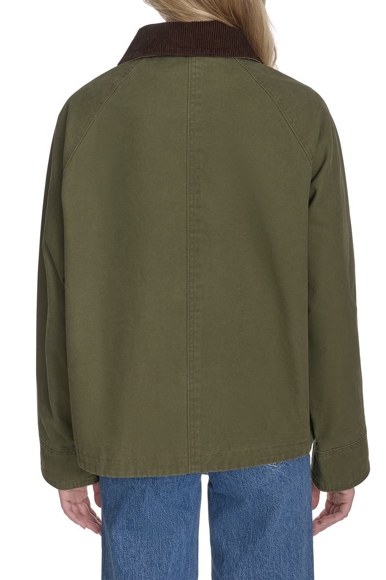 Shorty Barn Coat, Alternate, color, OLIVE