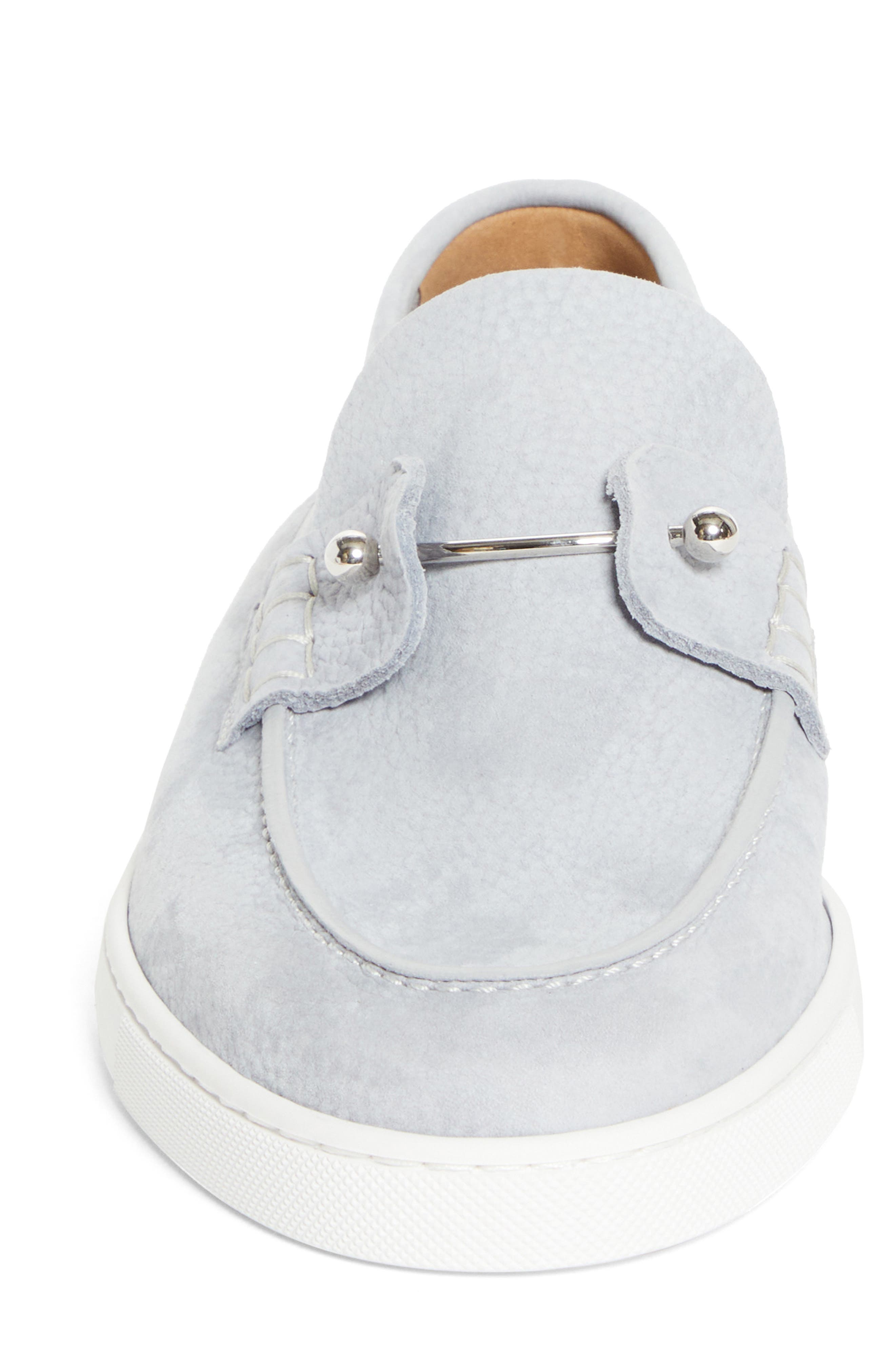Christian Louboutin Chambeliboat Loafer, Alternate, color, Grey