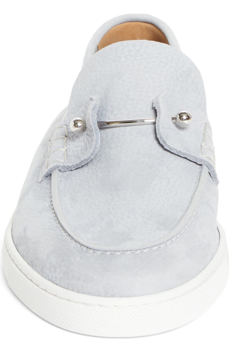 Christian Louboutin Chambeliboat Loafer, Alternate, color, Grey