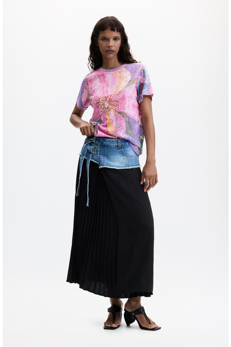 Graphic T-Shirt, Alternate, color, PINK MULTI