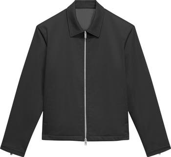 Theory Cotton Twill Zip Cuff Bomber Jacket | Nordstrom Theory Cotton Twill Zip Cuff Bomber Jacket | Nordstrom