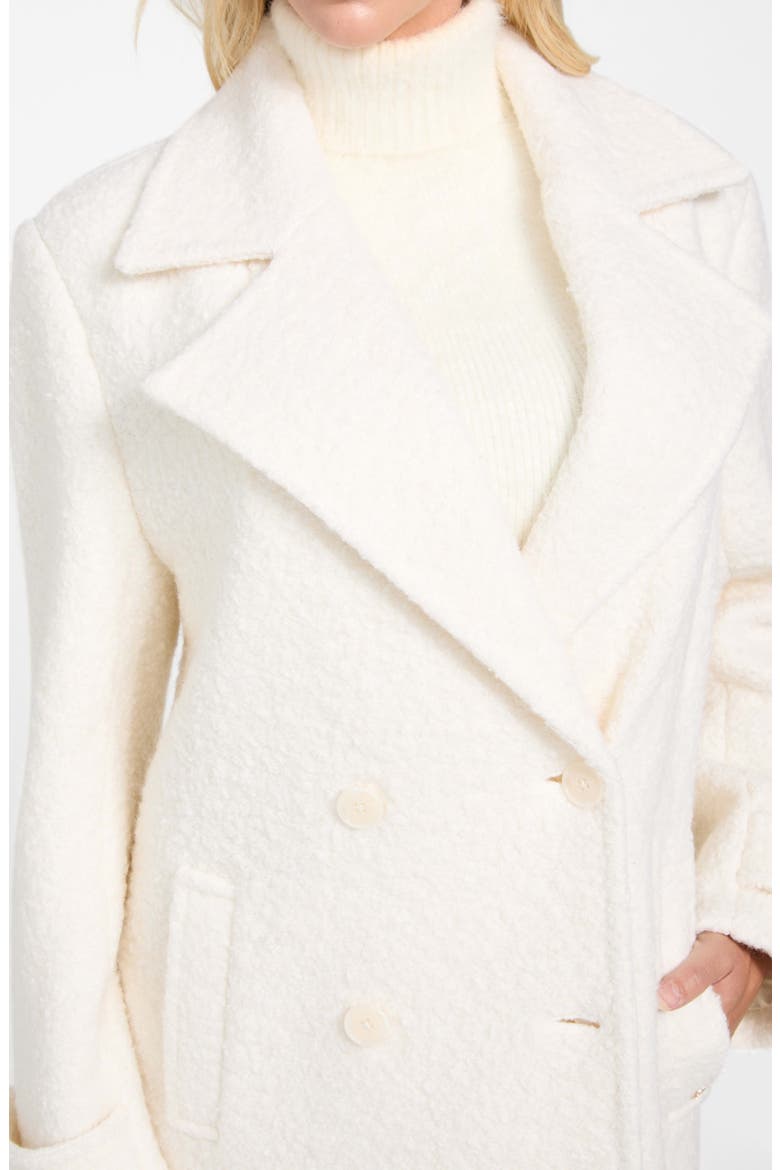 Leona Wool Blend Peacoat, Alternate, color, WHITE