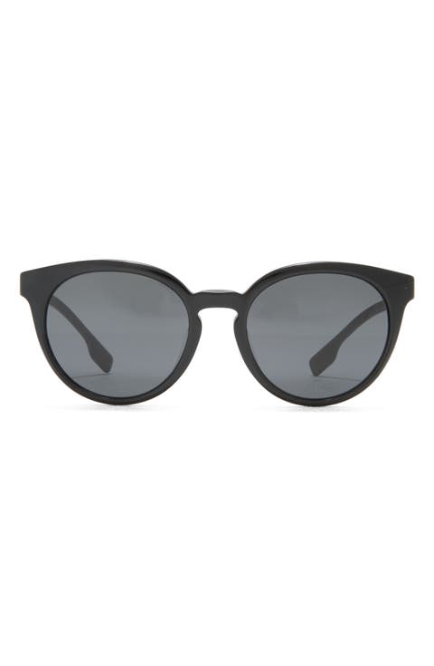 55mm Phantos Round Sunglasses