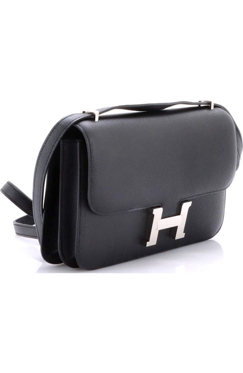 Pre-Owned Hermes Constance Elan Bag Epsom 25, Alternate, color, Noir