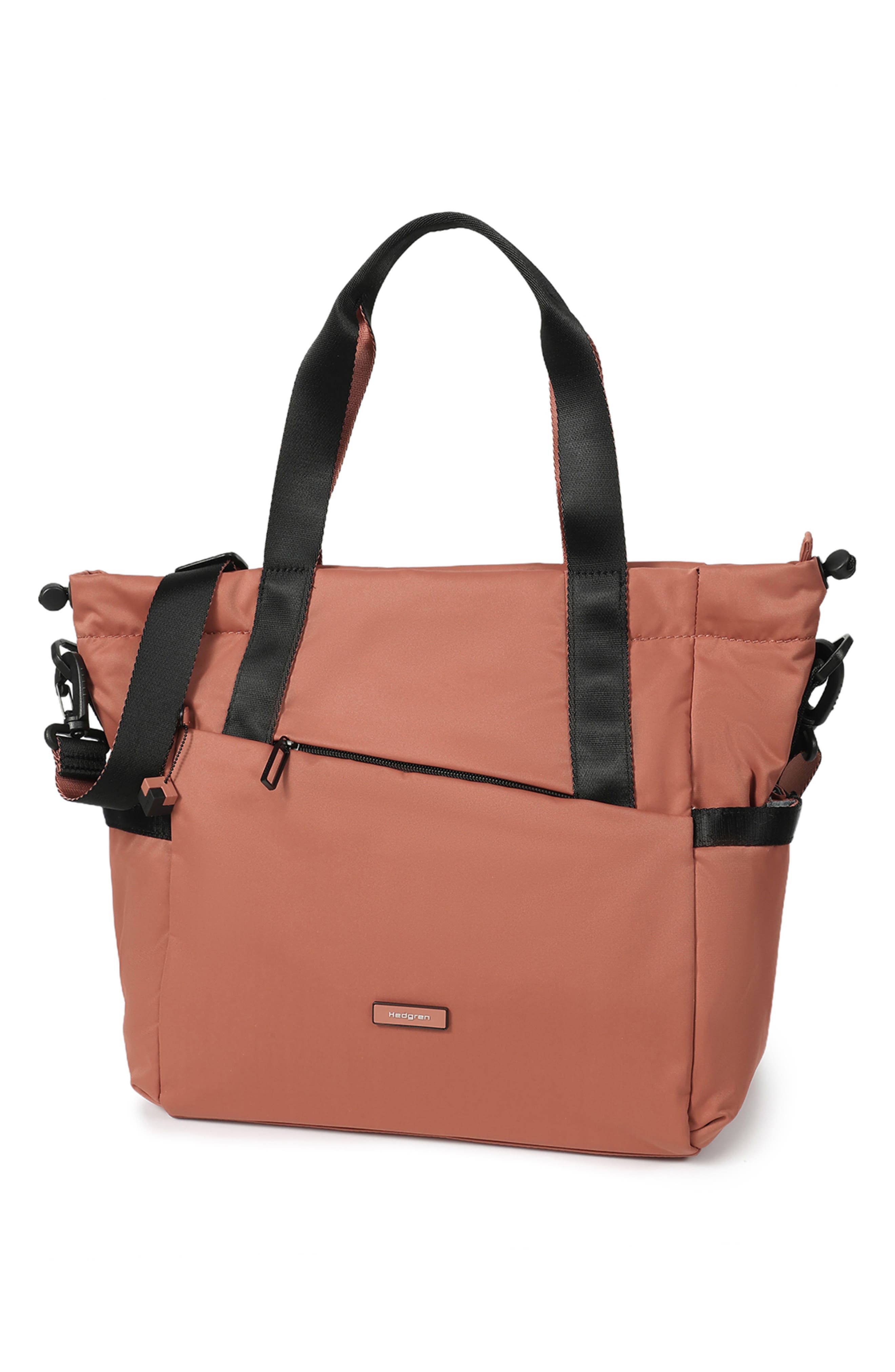 Galactic Water Repellent Tote Bag, Alternate, color, REDWOOD