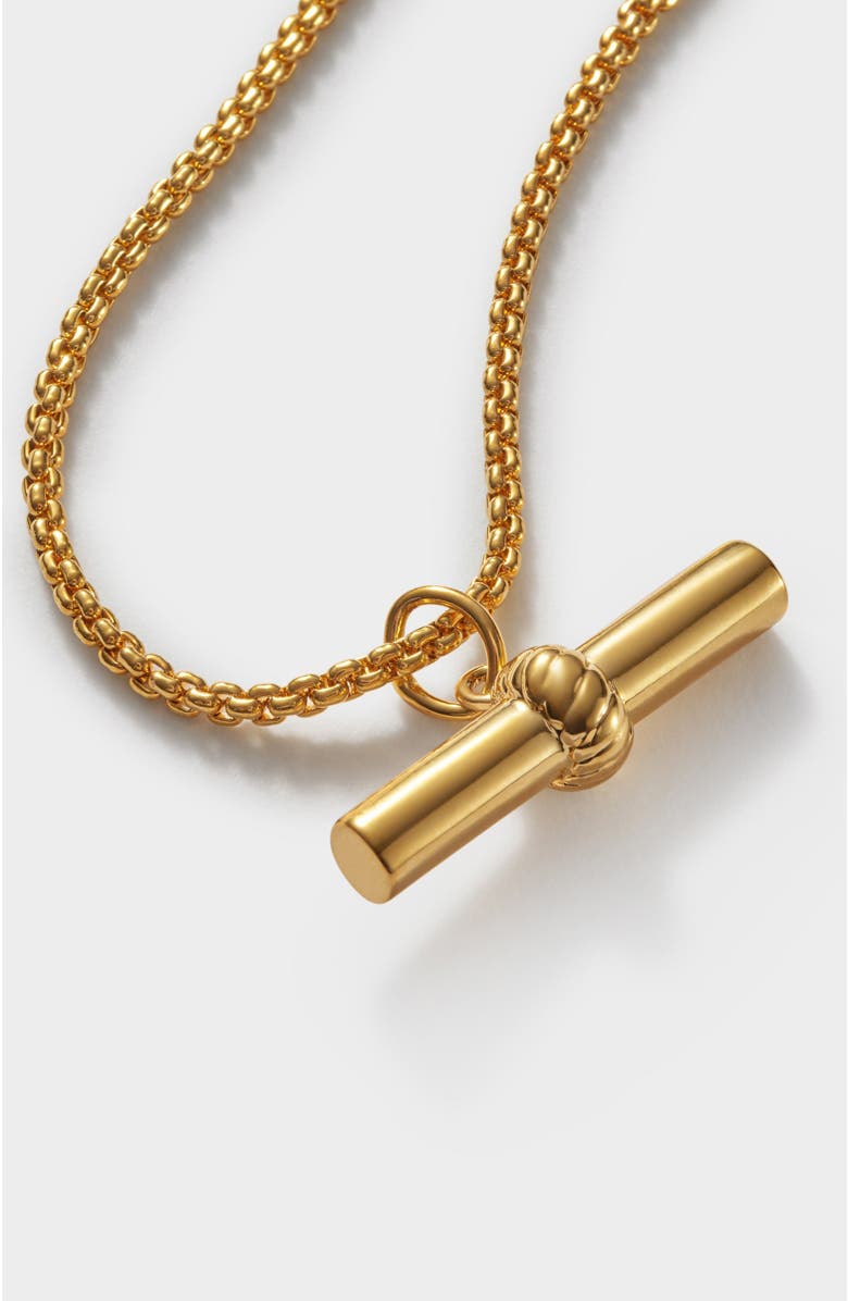 Katie Loxton Themis Large T-Bar Bracelet, Alternate, color, Gold Coated