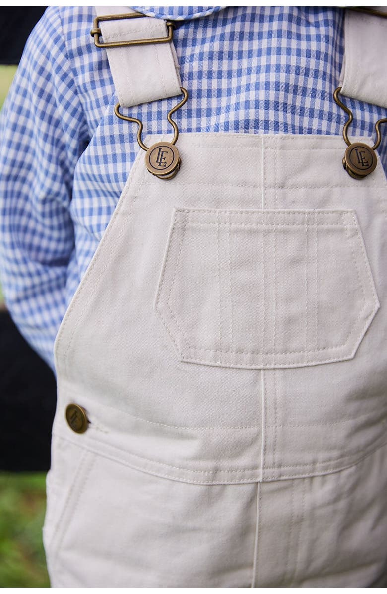 Little English Kids' Essential Overall, Alternate, color, Pebble Twill