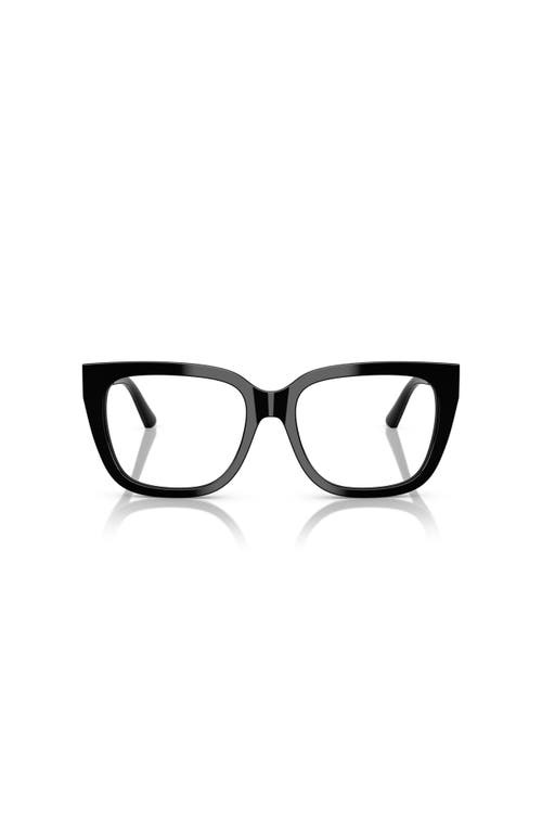 Jimmy Choo 52mm Square Optical Glasses In Black