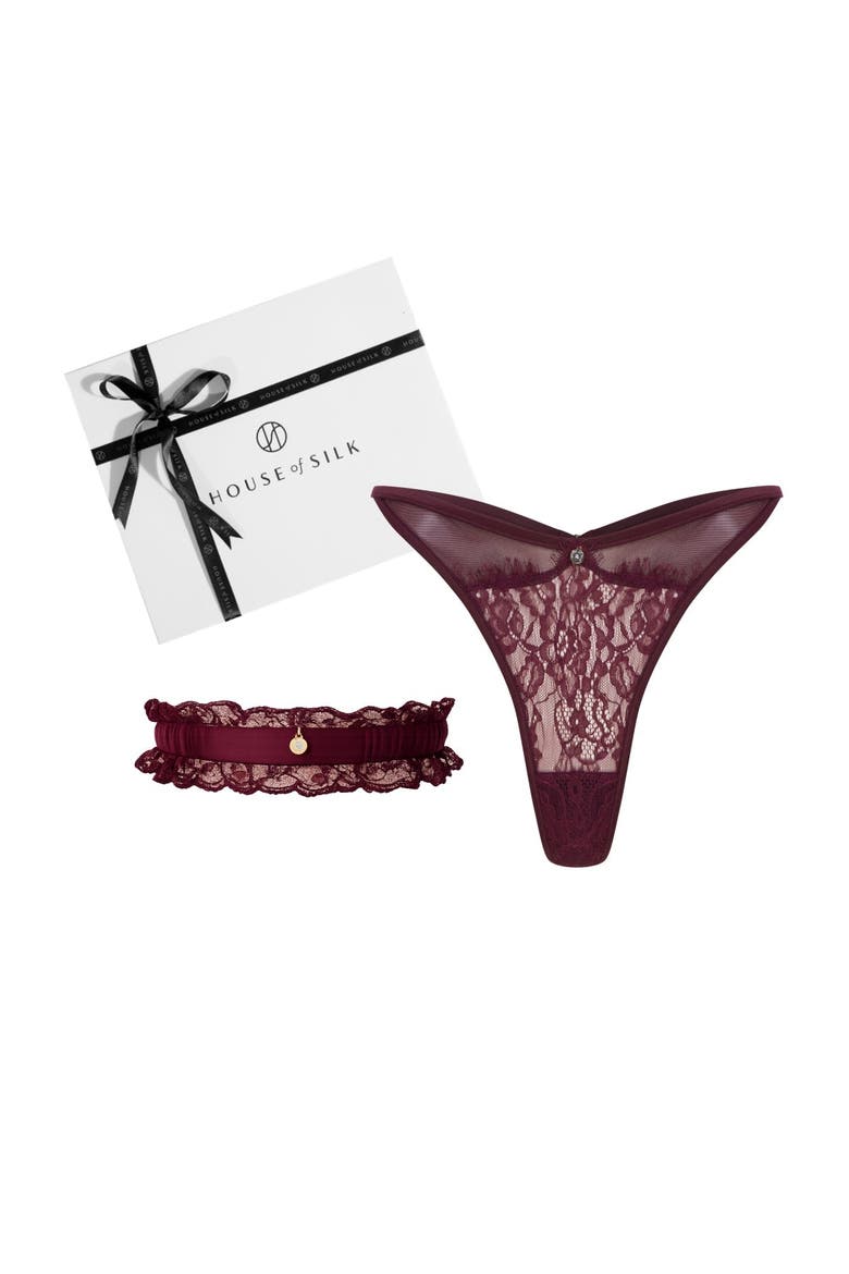 Maid of Honor Gift Set, Main, color, Burgundy