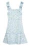 Kids' Shimmer Floral Bow Strap Dress