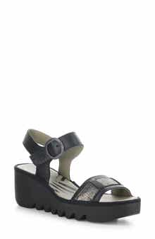 Beik Ankle Strap Platform Wedge Sandal