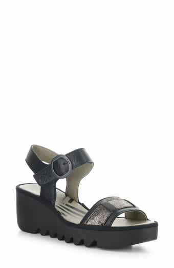 Beik Ankle Strap Platform Wedge Sandal