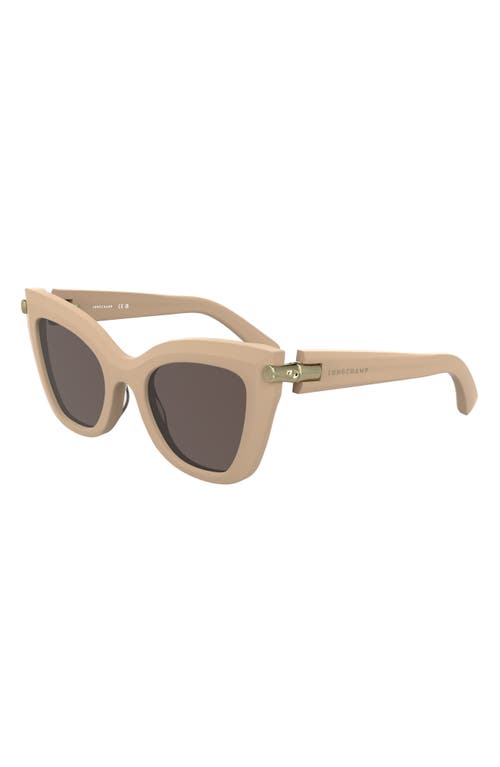 Longchamp Roseau 50mm Gradient Cat Eye Sunglasses In Rose