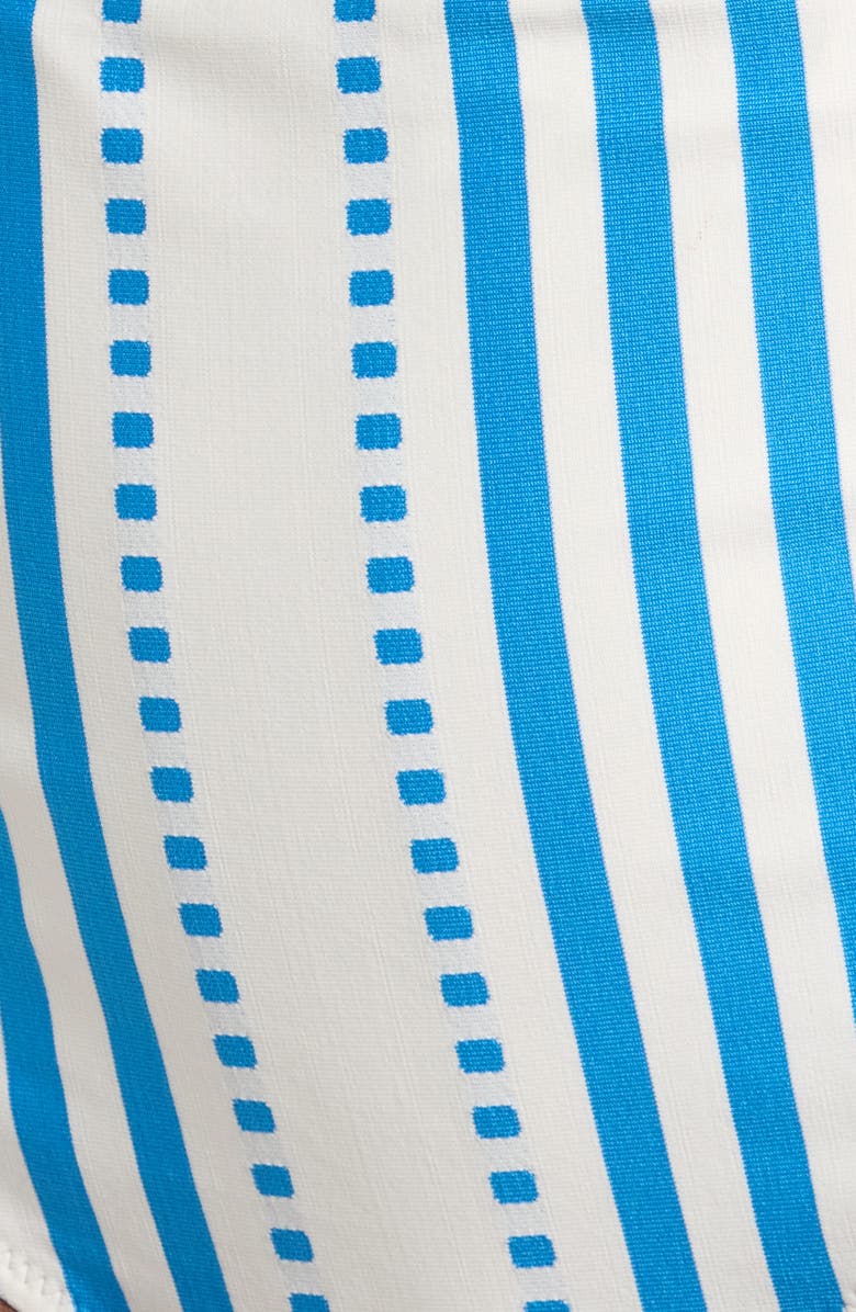 lemlem Elsi High Waist Bikini Bottoms, Alternate, color, Eshe Blue