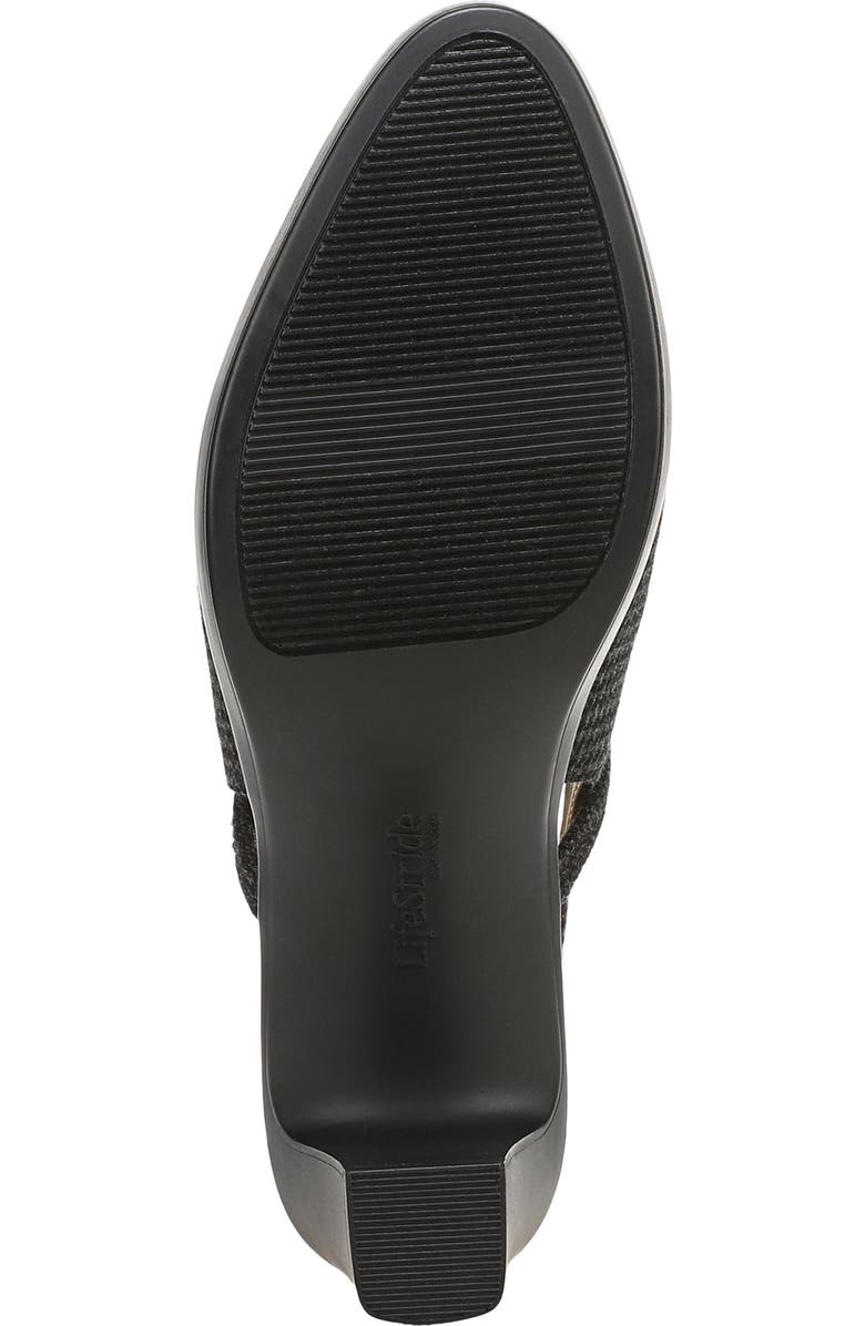 LifeStride Evoke Slingback Mary Jane Platform Pump, Alternate, color, Black Grey