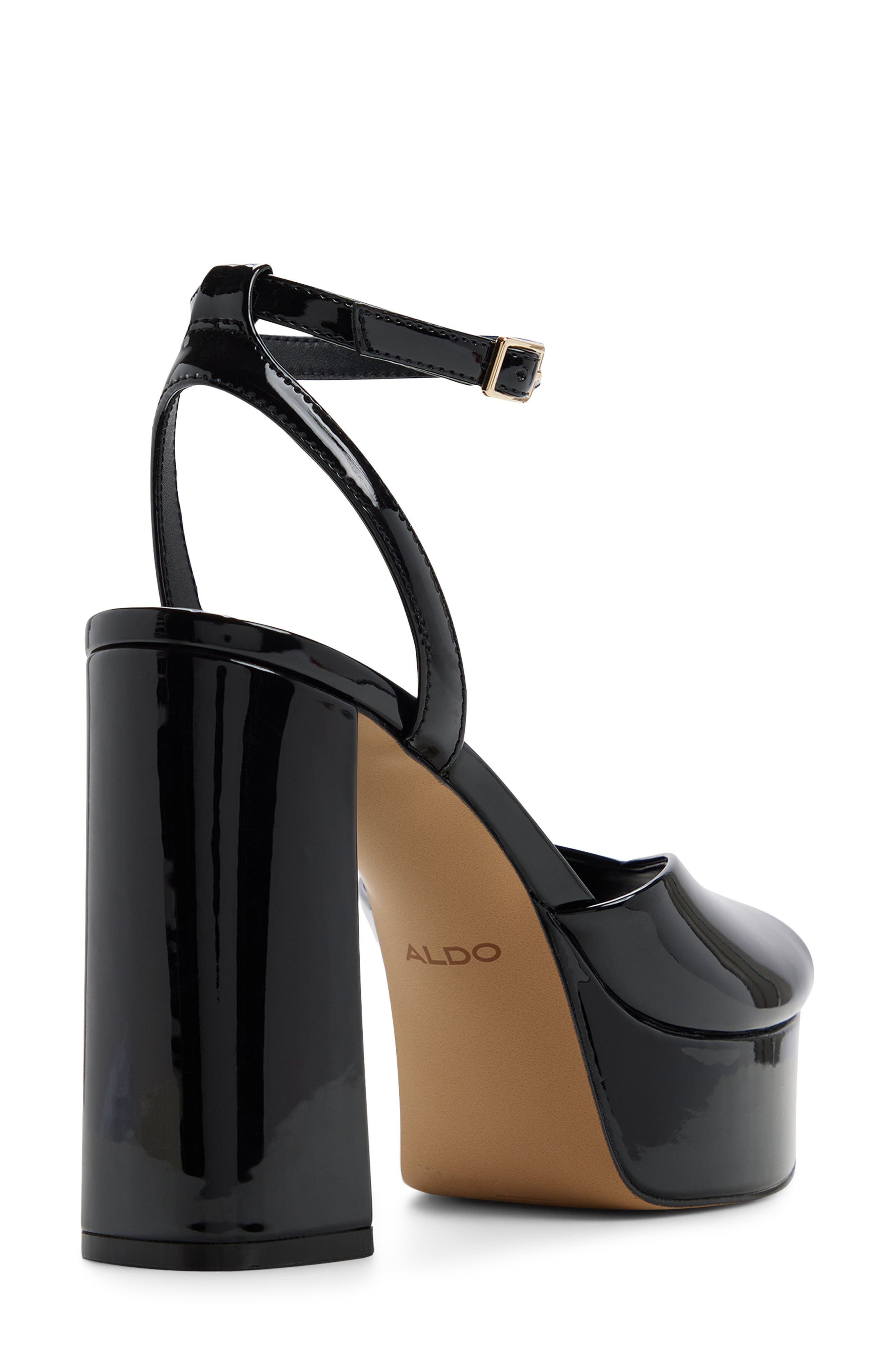 ALDO Monnae Ankle Strap Peep Toe Platform Sandal, Alternate, color, 