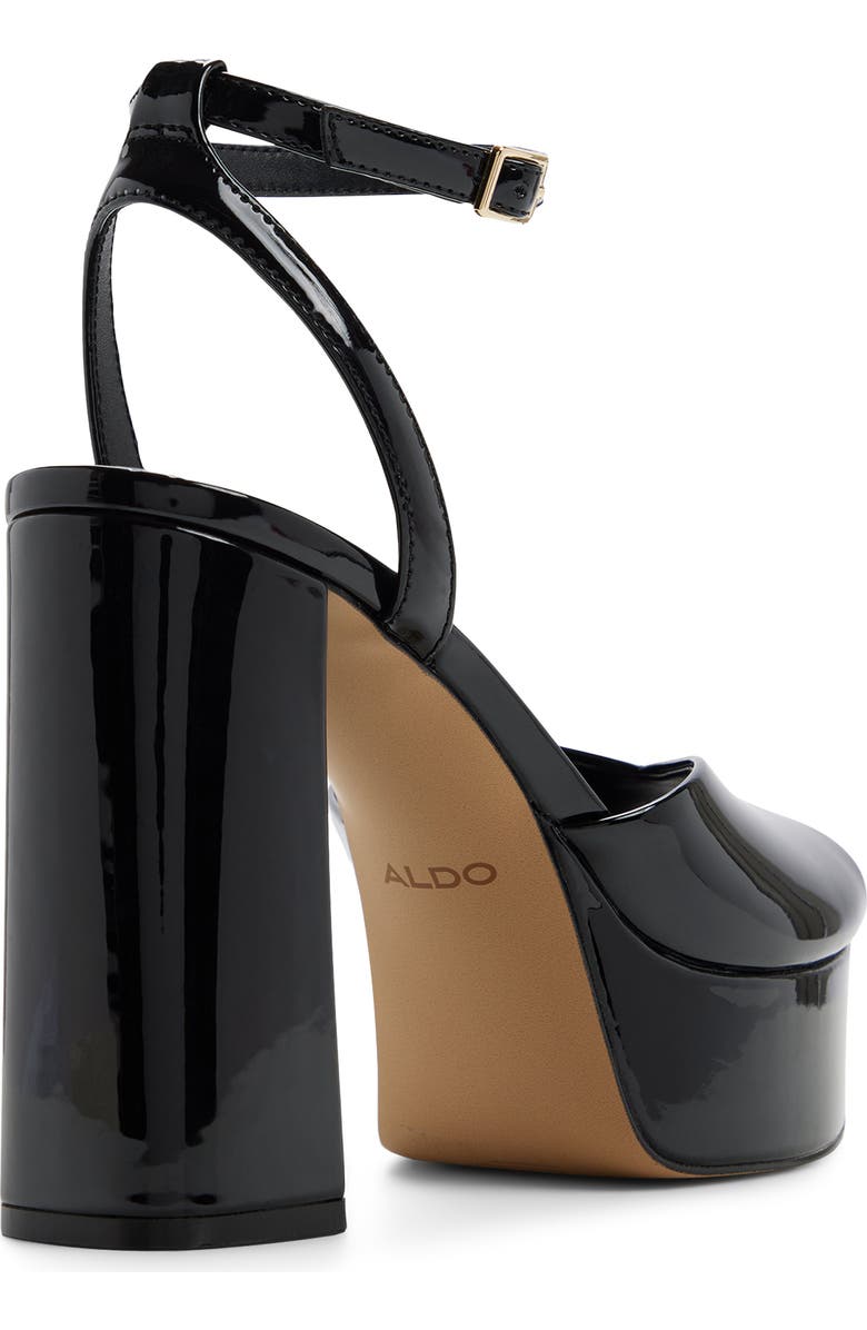 ALDO Monnae Ankle Strap Peep Toe Platform Sandal, Alternate, color,