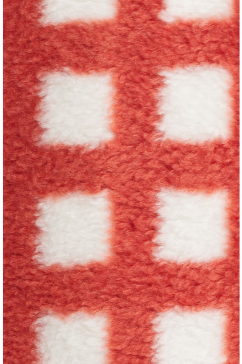 Plaid Fleece Jacket, Alternate, color, RED CHECK
