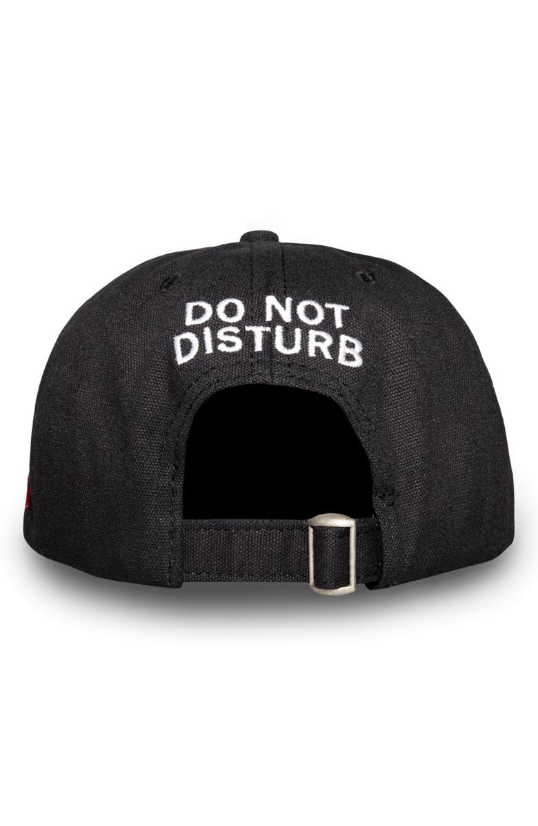 PLEASURES Disturb Cotton Twill Baseball Cap, Alternate, color, Black