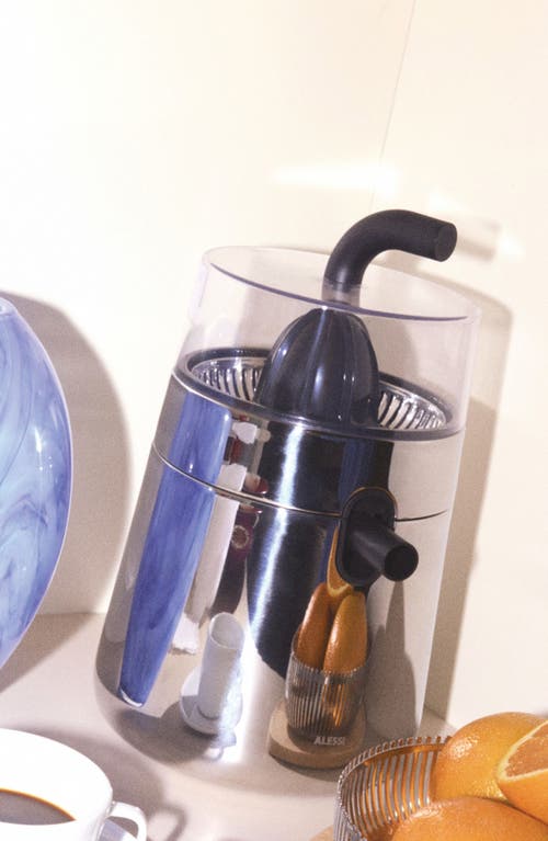 Alessi Electric Citrus Squeezer In Silver