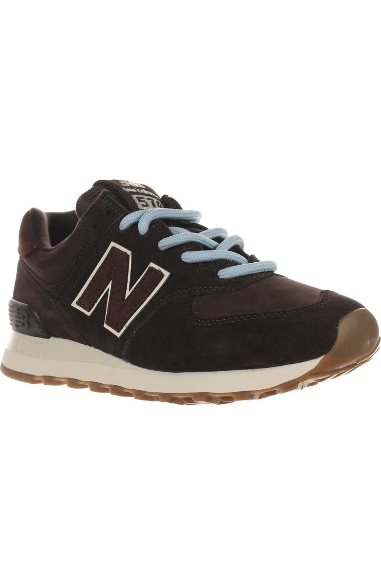 New Balance 574 Sneaker, Main, color, Black Coffee/ Angora