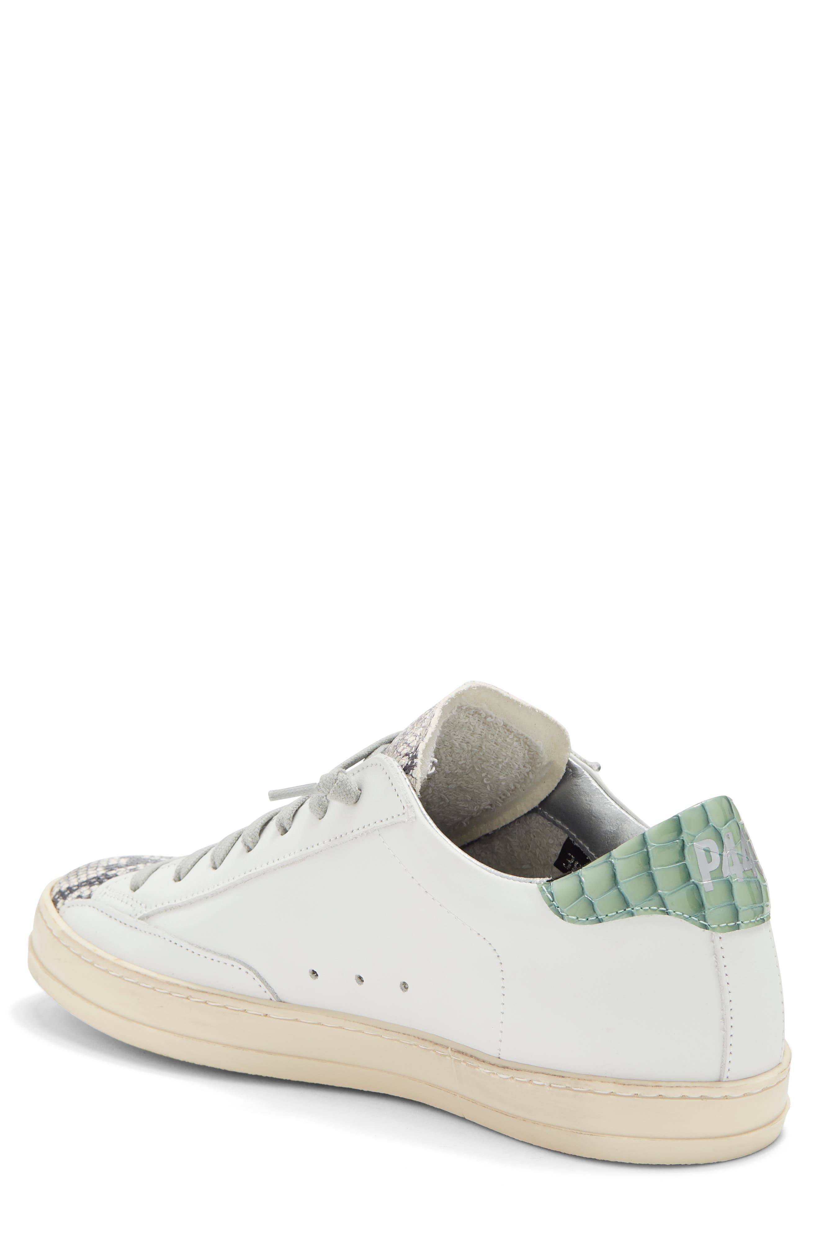 P448 John Snakeskin Embossed Skate Sneaker, Alternate, color, 