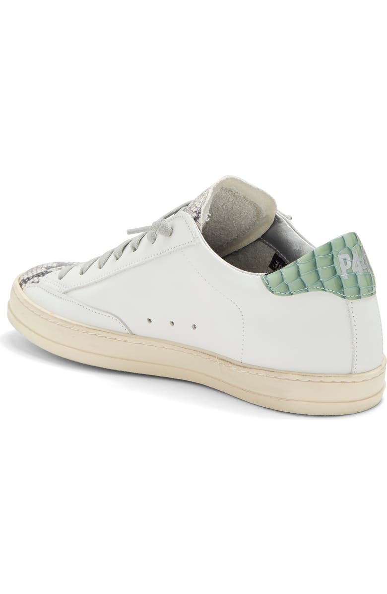 P448 John Snakeskin Embossed Skate Sneaker, Alternate, color,