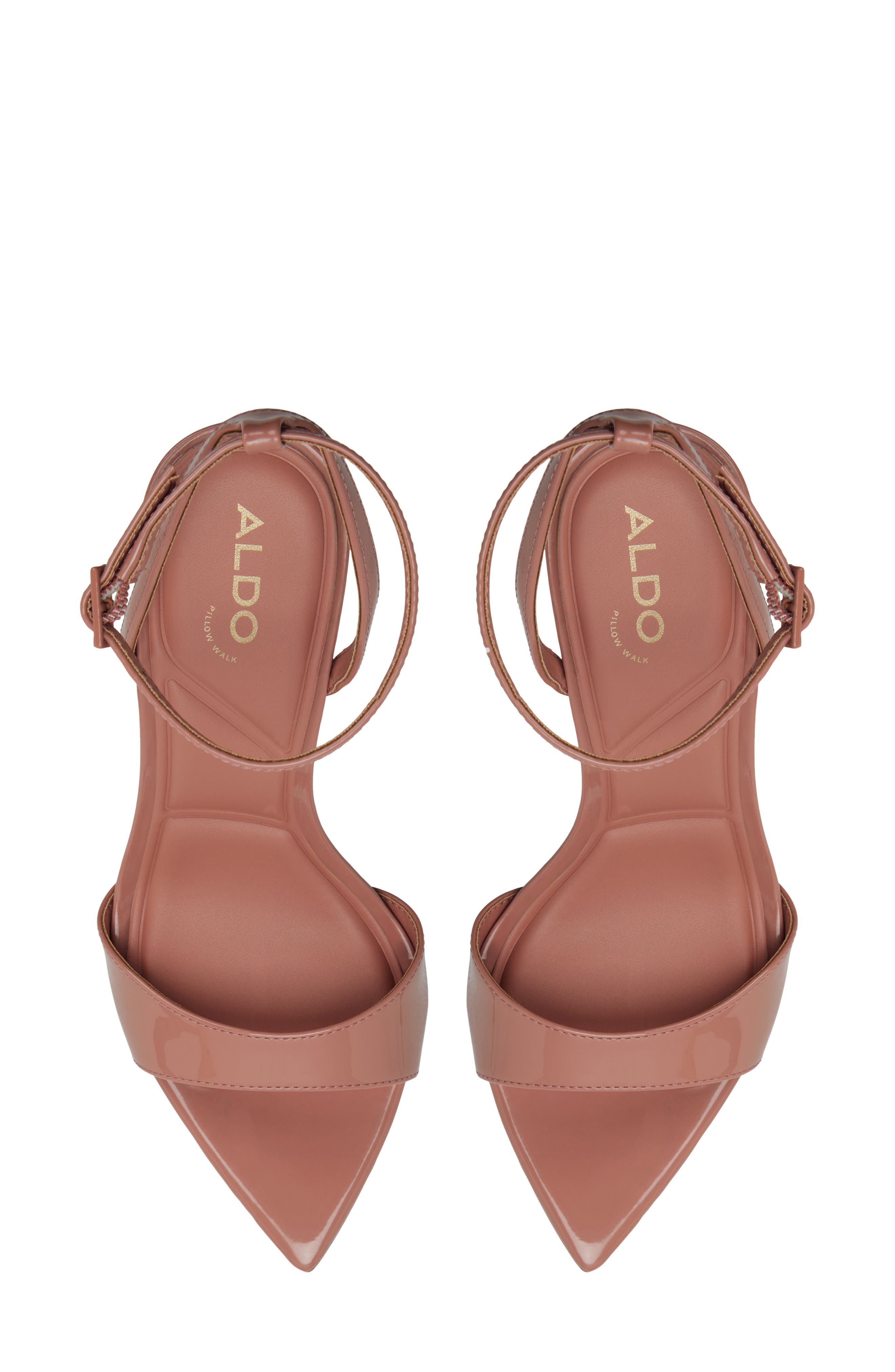 Leandra Ankle Strap Pointed Toe Sandal, Alternate, color, OTHER PINK