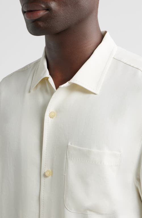 Tommy Bahama Hawaiian Herringbone Shirt In White