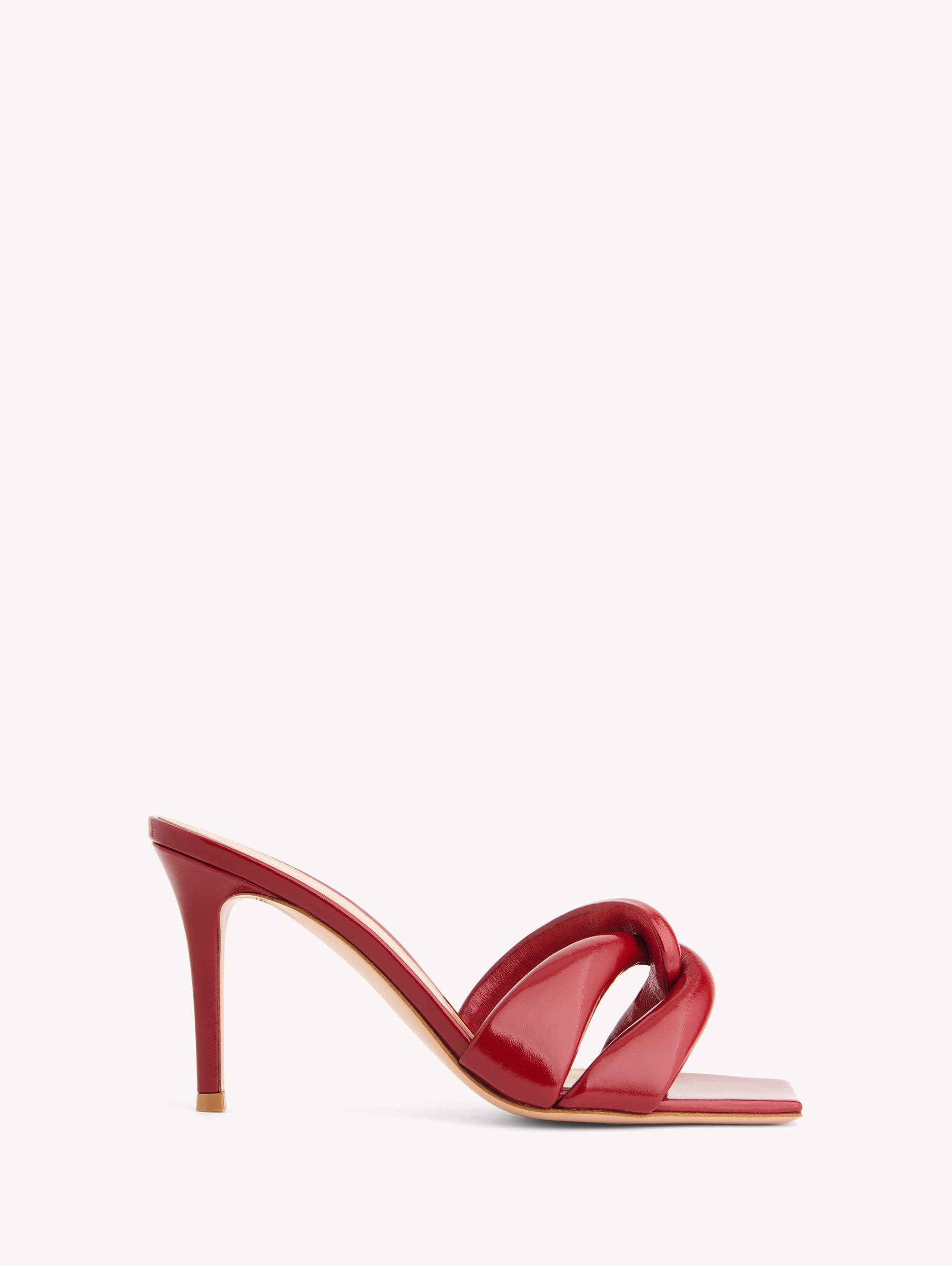 Amour Mules, Alternate, color, Red