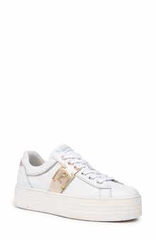 NeroGiardini Logo Plate Platform Sneaker