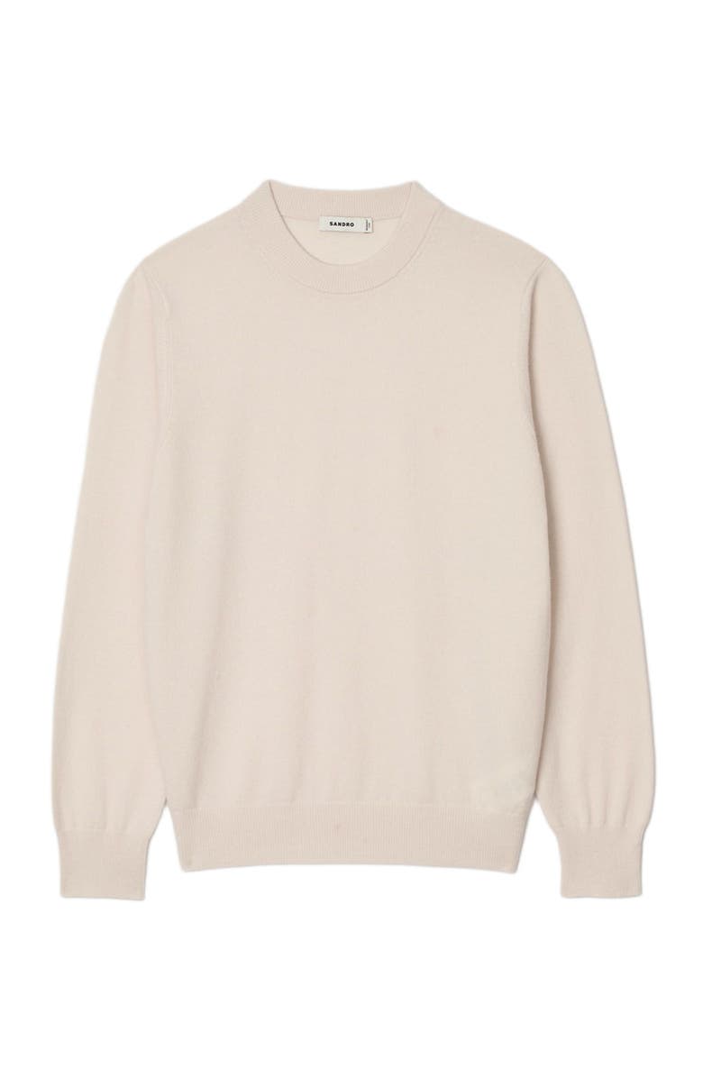 SANDRO Cashmere sweater, Alternate, color, Off White