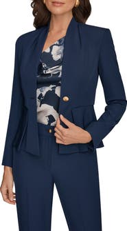 Donna Karan New York One-Button Blazer