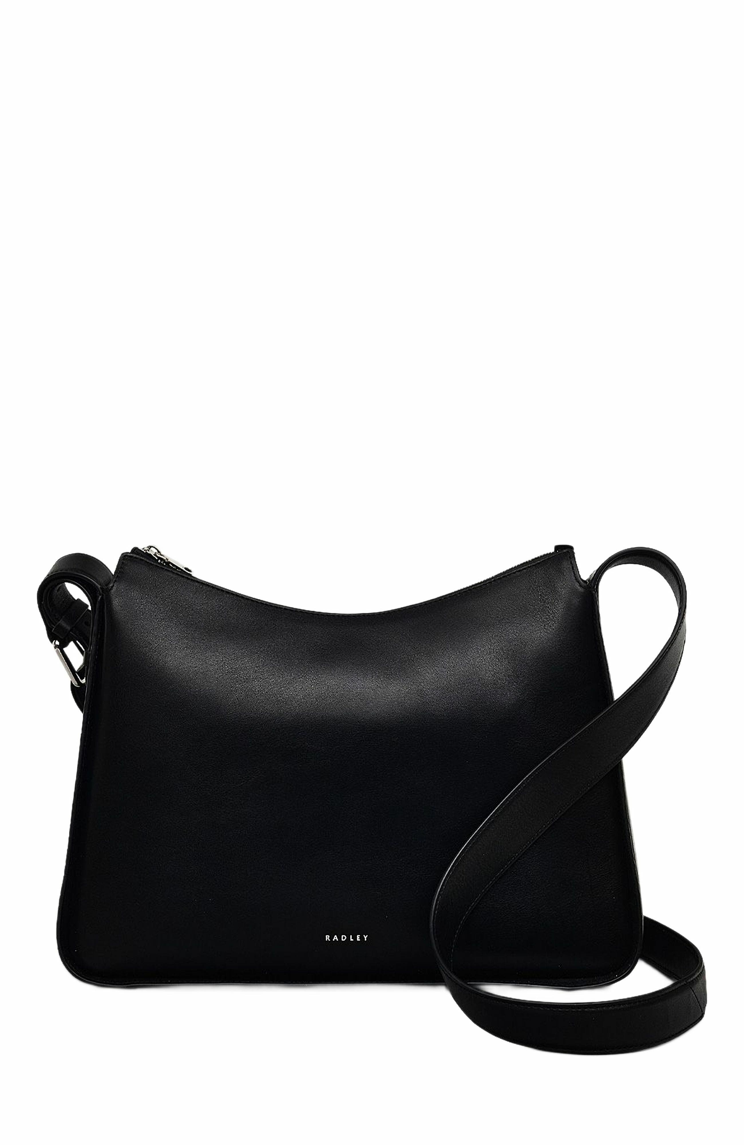 Radley Westwell Lane Medium Ziptop Crossbody Bag, Main, color, Black