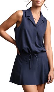 Rhone Mirage Sleeveless Performance Button-Up Shirt