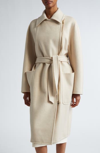 Max Mara Agosto Double Breasted Virgin Wool Coat | Nordstrom
