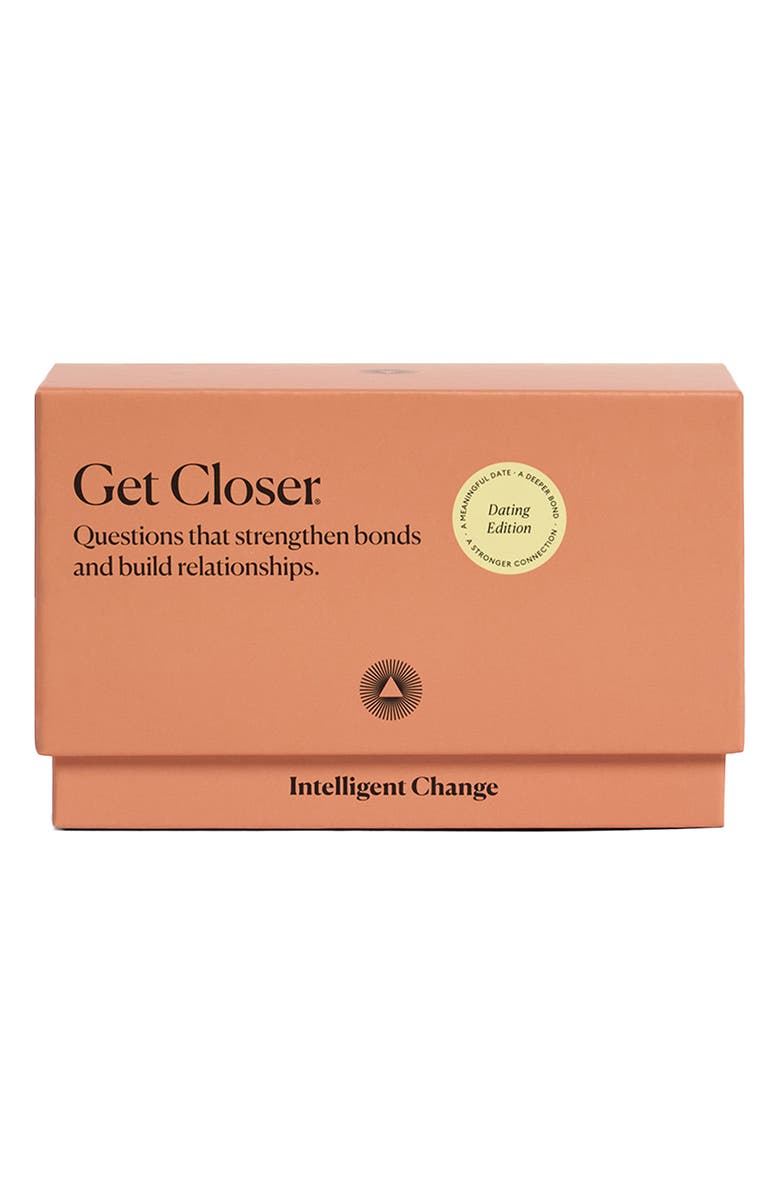 INTELLIGENT CHANGE Get Closer Dating Question Cards, Main, color, Red